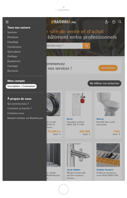 Construction de l'aborescence d'une marketplace